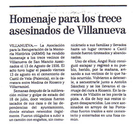 El Mundo-Diario de Valladolid, 15 de agosto de 2004