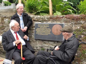 Commemorative plaque to George Brown, St. Mary's Graveyard, Inistioge (28/06/2008)