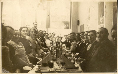 Janez Titan (second on the left) Graduation, 1930