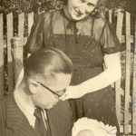 Janez Titan with his wife Zinka and son Stanko, 1943